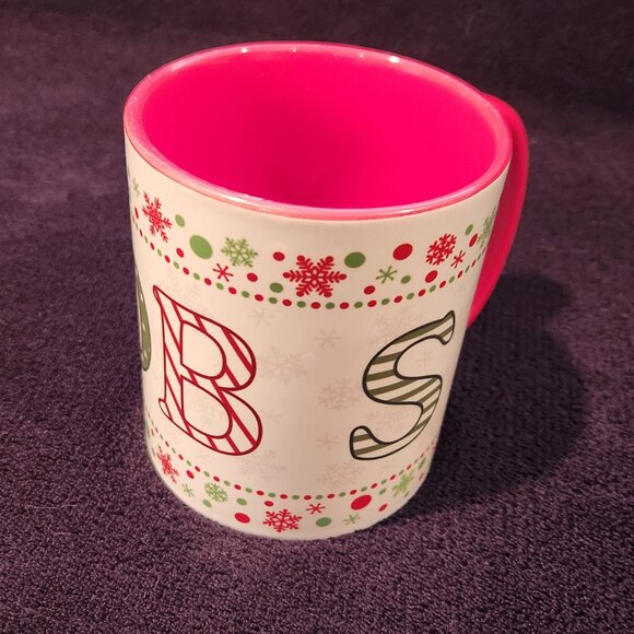 Personalized Holiday Mug "BOB S" - Picture 7 of 14
